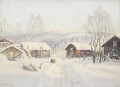 Anshelm Schultzberg – Een dorp in Tunaslätten (Dalarna)