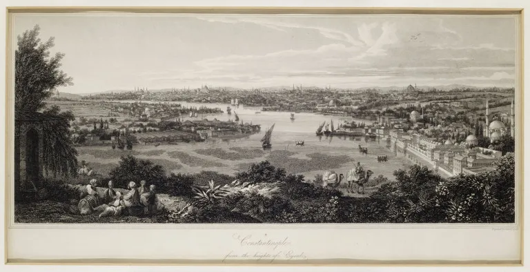 George Alexander Cooke – Constantinopel vanaf de hoogten van Eyüp