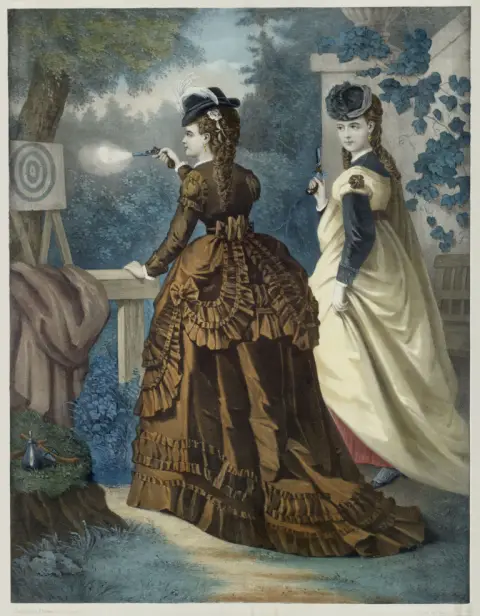 F. Hartwich – Twee vrouwen op de schietbaan