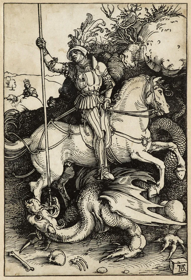 Albrecht Dürer – Svatý Jiří na koni