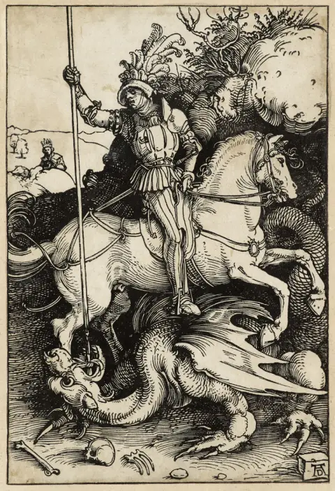 Albrecht Dürer – Svatý Jiří na koni
