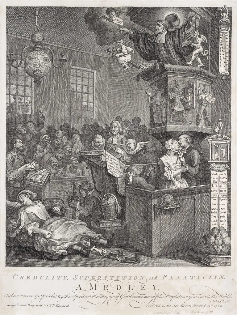 William Hogarth – Collectie van 3 kopergravures van William Hogarth