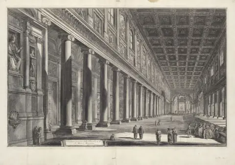 Giovanni Battista Piranesi – Bazilika Santa Maria Maggiore