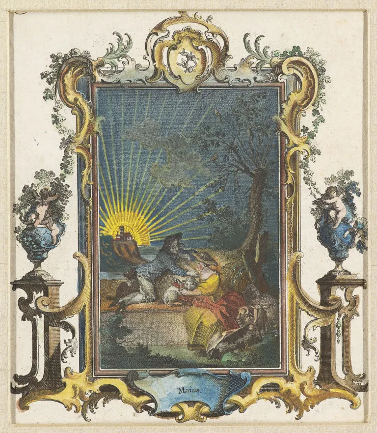 Johannes Esaias Nilson – Les 12 mois avec les occupations et plaisirs des mois