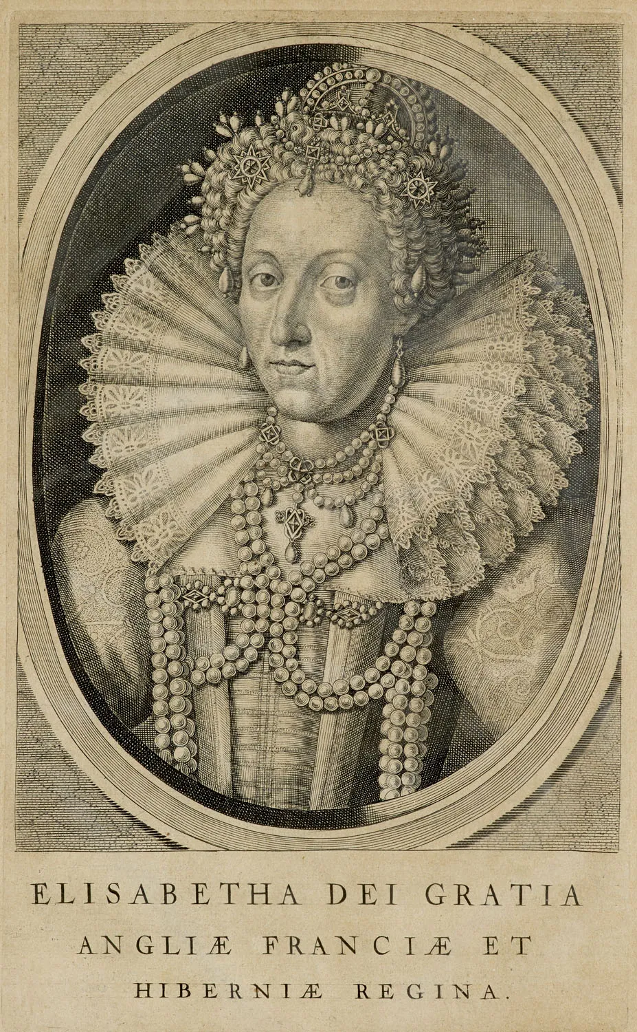 2e helft 17e eeuw Nederlands – Elisabetha Dei Gratia Angliae Franciae et Hiberniae Regina