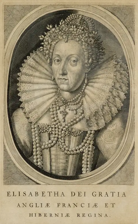 2. polovina 17. stol. Nizozemský – Elisabetha Dei Gratia Angliae Franciae et Hiberniae Regina