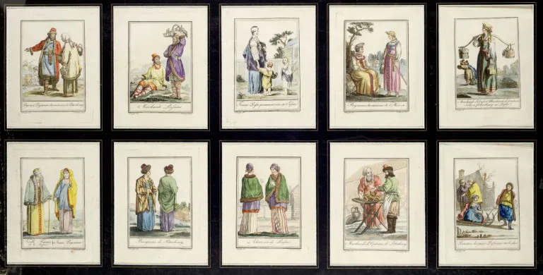 Jacques Grasset de Saint-Sauveur – Collection de 10 costumes russes