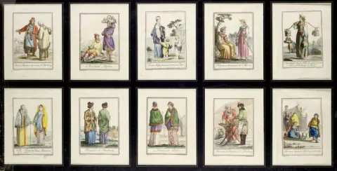 Jacques Grasset de Saint-Sauveur – Sbírka 10 ruských kostýmů