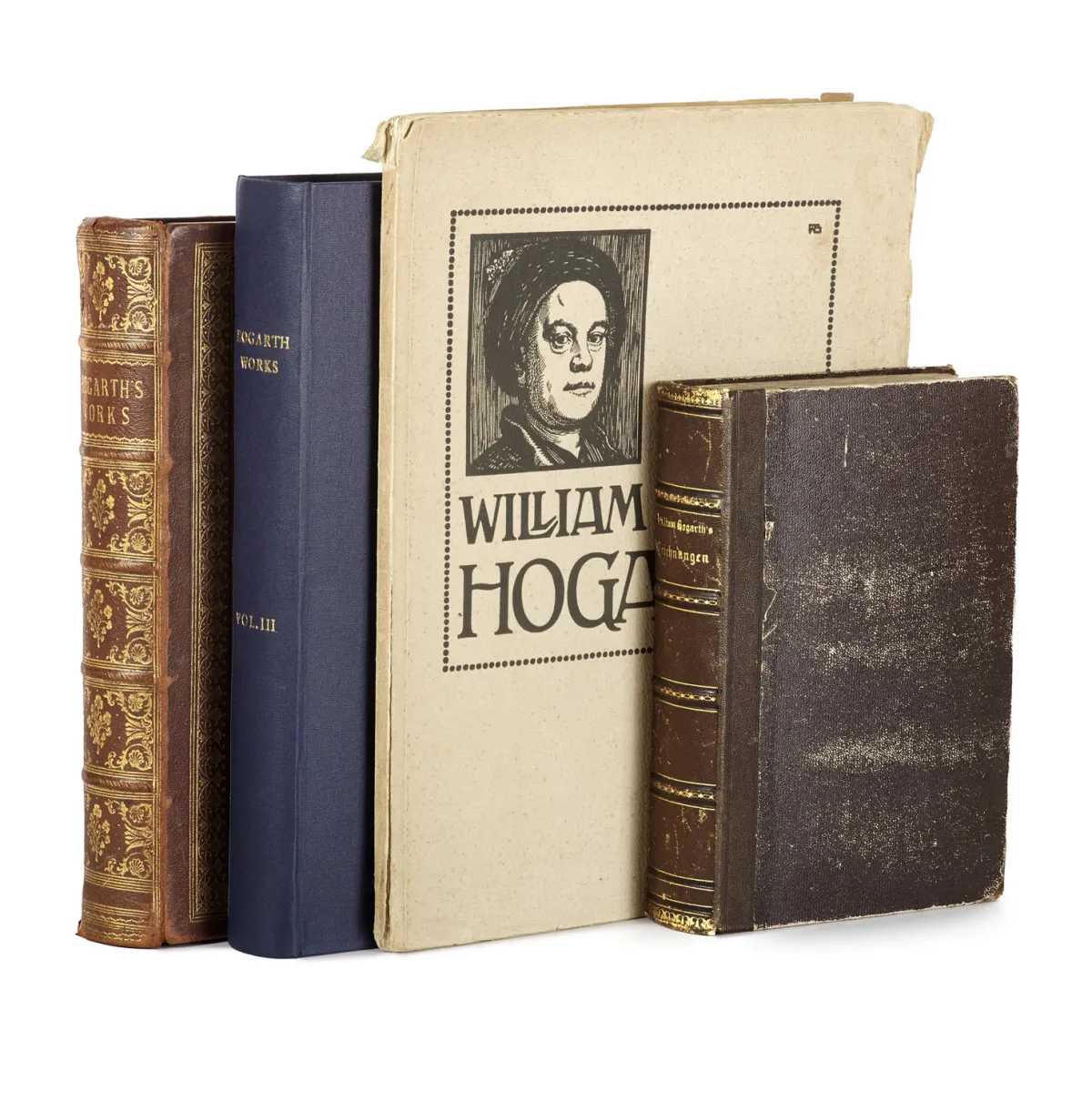 Georg Christoph Lichtenberg – Sammlung von 4 Werken zu William Hogarth