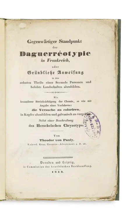 Theodor von Pauly – Současný stav daguerrotypie ve Francii, aneb důkladný návod, v desáté části…