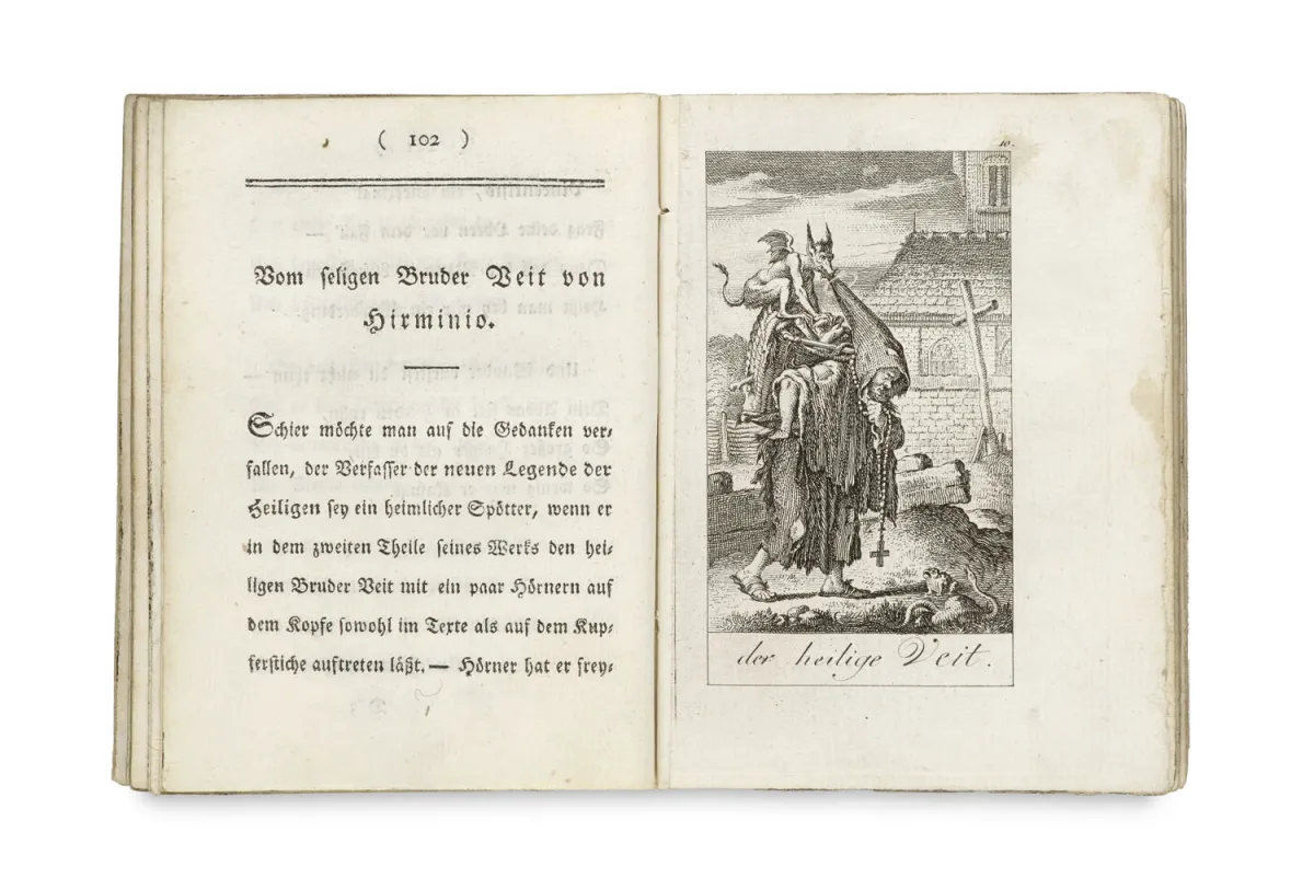 (Heinrich Gottfried von Breitschneider) – Almanach der Heiligen auf jedes Jahr mit 13 saubern Kupfern und Musik