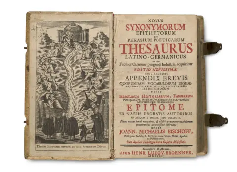 Johann Michael Bischoff – Novus synonymorum epithetorum et phrasium poeticarum thesaurus latino-germanicus