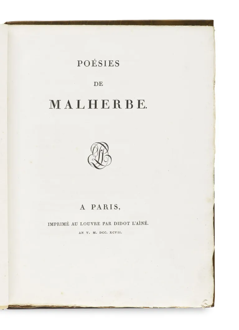 Francois de Malherbe – Poésies de Malherbe