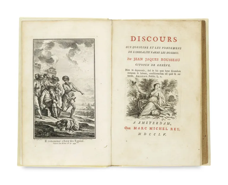 Jean Jacques Rousseau – Discours sur l'origine & les fondements de l'inégalité parmi les hommes