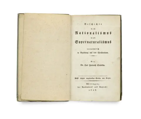 Carl Friedrich Stäudlin – Geschiedenis van het rationalisme en supernaturalisme, voornamelijk in relatie tot het christendom