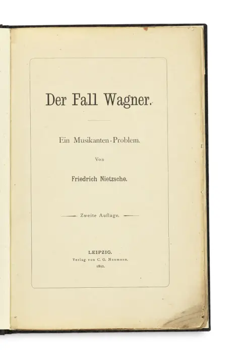 Friedrich Nietzsche – Der Fall Wagner