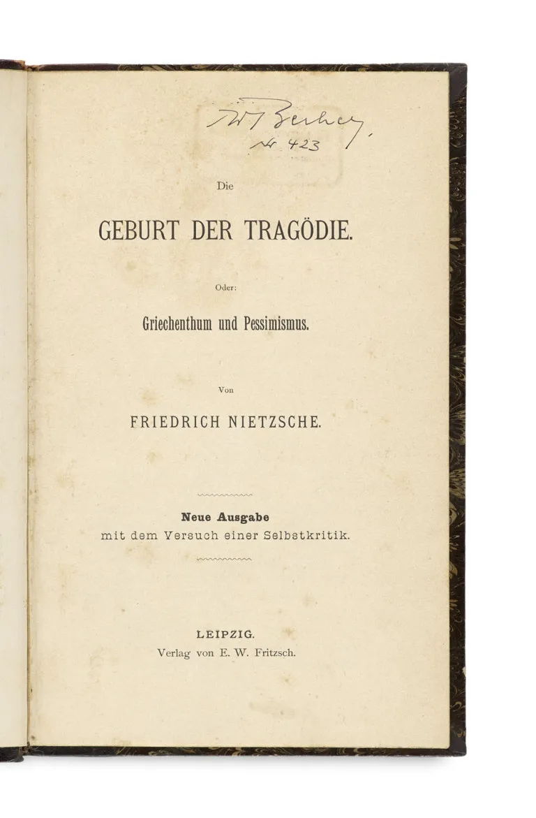 Friedrich Nietzsche – De geboorte van de tragedie