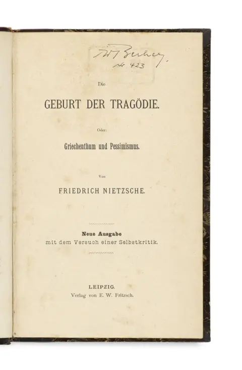 Friedrich Nietzsche – De geboorte van de tragedie