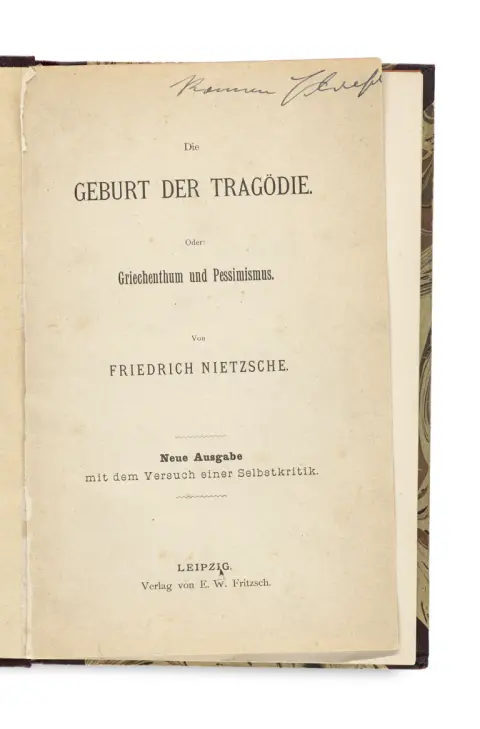 Friedrich Nietzsche – De geboorte van de tragedie