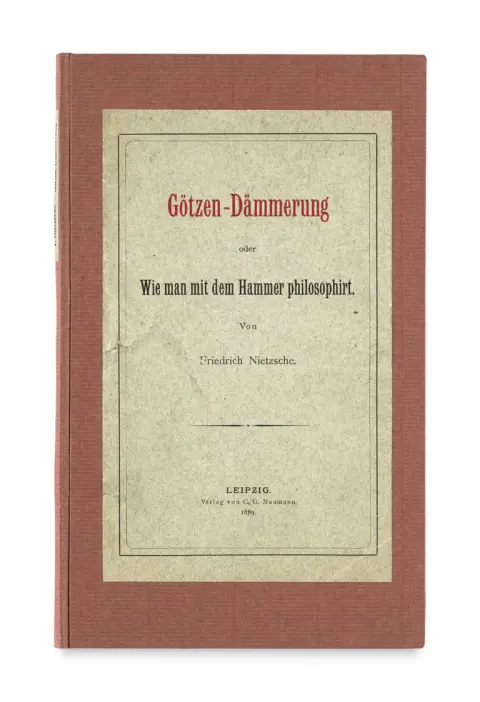 Friedrich Nietzsche – Crépuscule des idoles ou Comment philosopher à coups de marteau