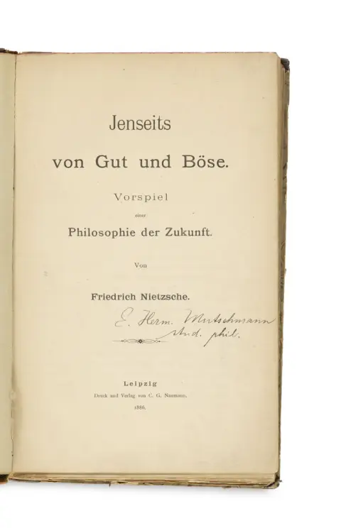 Friedrich Nietzsche – Par-delà bien et mal