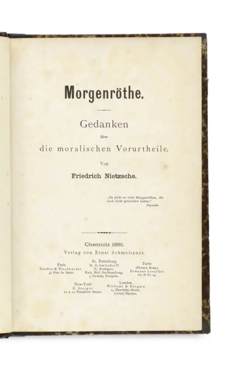 Friedrich Nietzsche – Aurore