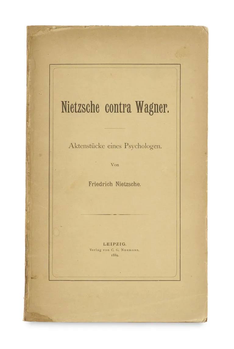 Friedrich Nietzsche – Nietzsche contre Wagner