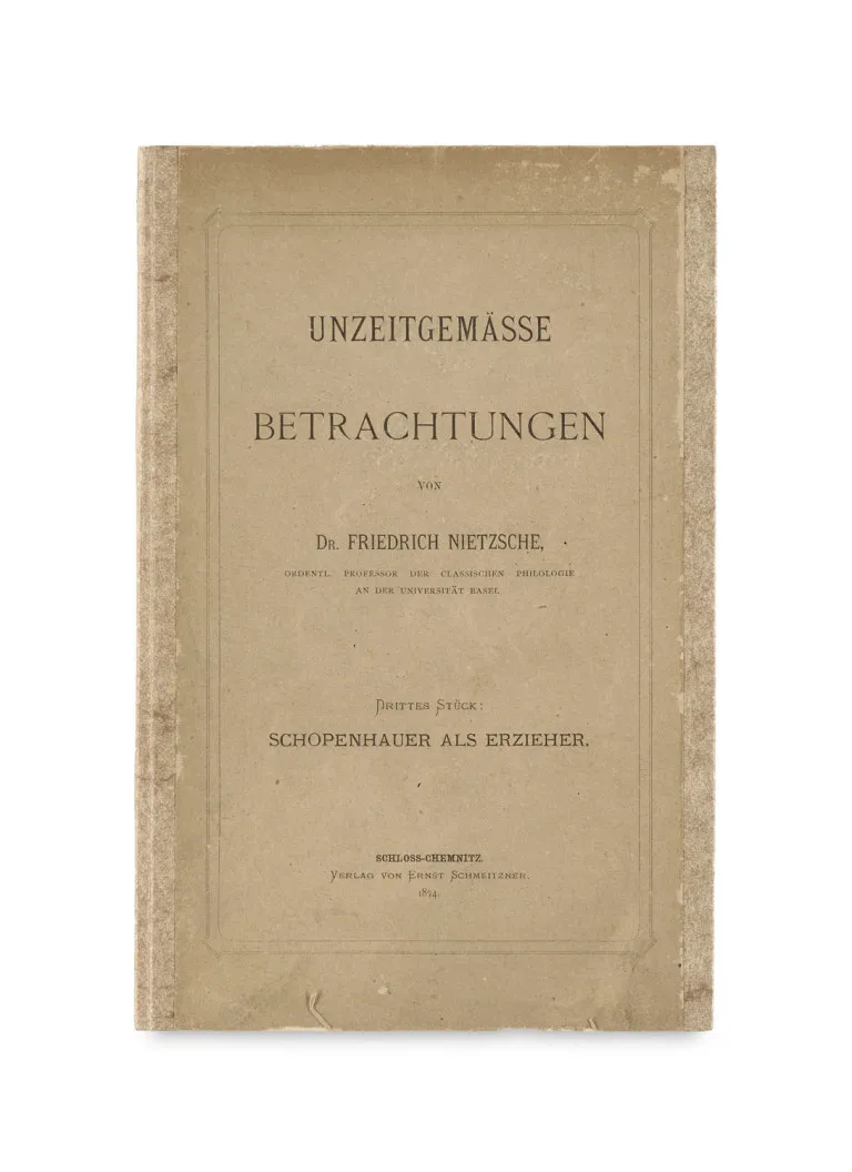Friedrich Nietzsche – Considérations inactuelles