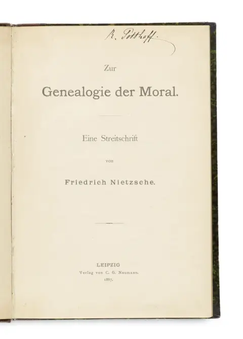 Friedrich Nietzsche – Généalogie de la morale