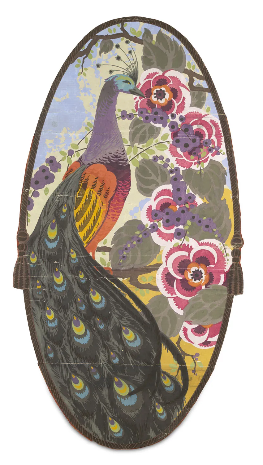 Collectie van 5 prachtige pochoirs met afbeeldingen van vogels