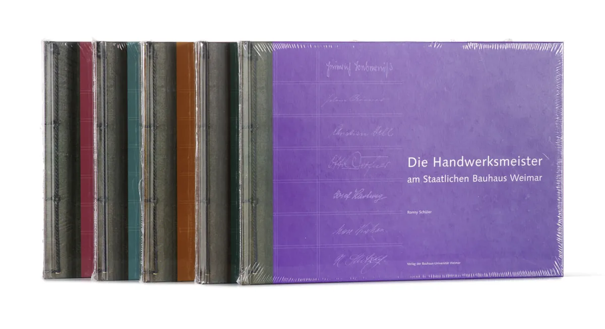 Collection de 5 publications de la Bauhaus Universität