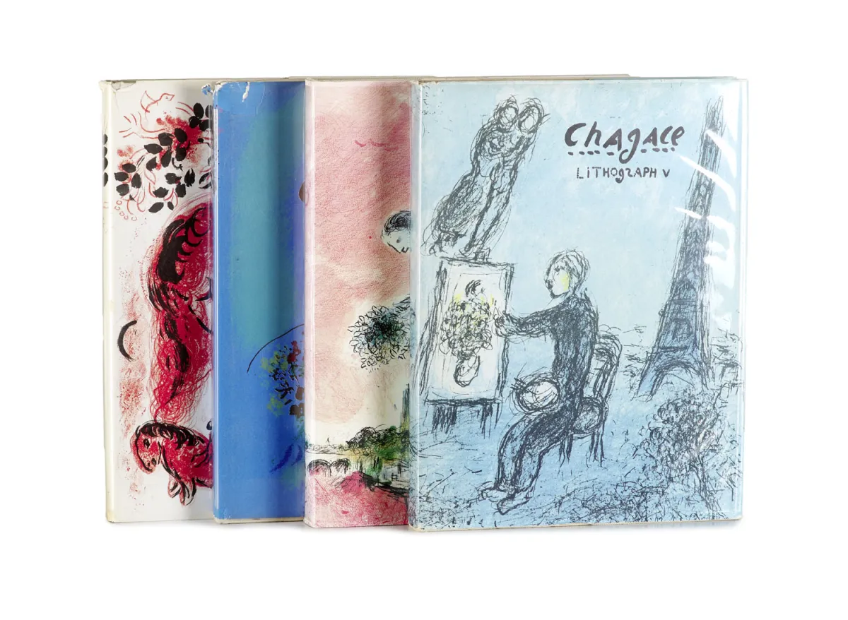 Charles Sorlier – Chagall Lithograph III - VI en 4 volumes - 1962-1985