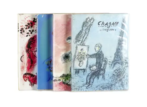 Charles Sorlier – Chagall Lithograph III - VI in 4 delen - 1962-1985