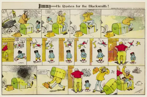 Jimmy Swinnerton – Jimmy (stripreeks) - Set van 35 originele kleurenbladen (bijlagen) uit een van de eerste Amerikaanse stripreeksen