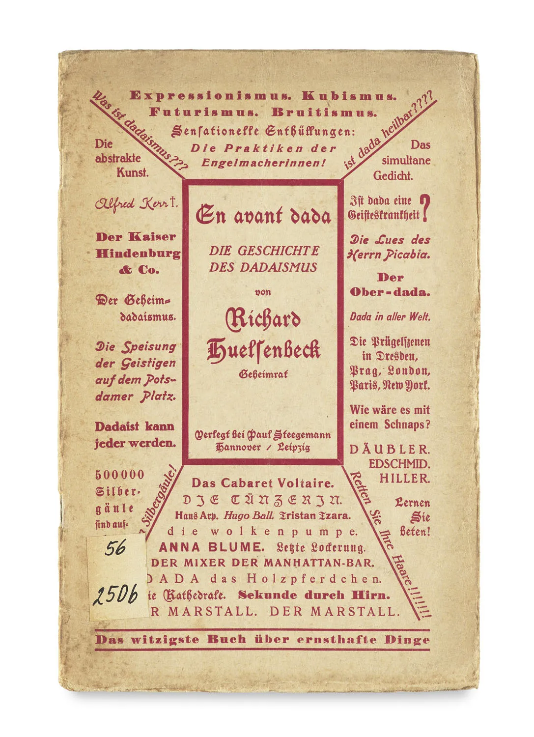 Richard Huelsenbeck – En avant Dada