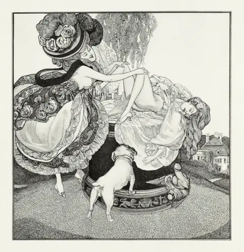Franz von (pseud.: Coisy Le Conin) Bayros – Verhalen aan de toilettafel