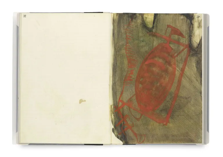 Joseph Beuys – 4 Bücher aus: "Projekt Westmensch" 1958
