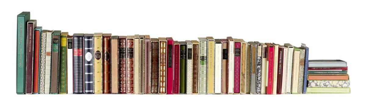 Collection de 49 volumes bibliophiles de l'Offizin Andersen Nexö, dont quelques volumes du prédécesseur Offizin Haag Drugulin