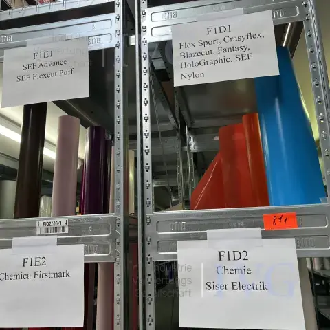 Sada skladových zásob sublimačních produktů