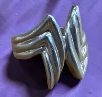 Bague en argent moderne 925, taille 55, 8,68 g