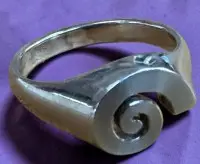 Bague en argent 925, taille 62, 5,43 g
