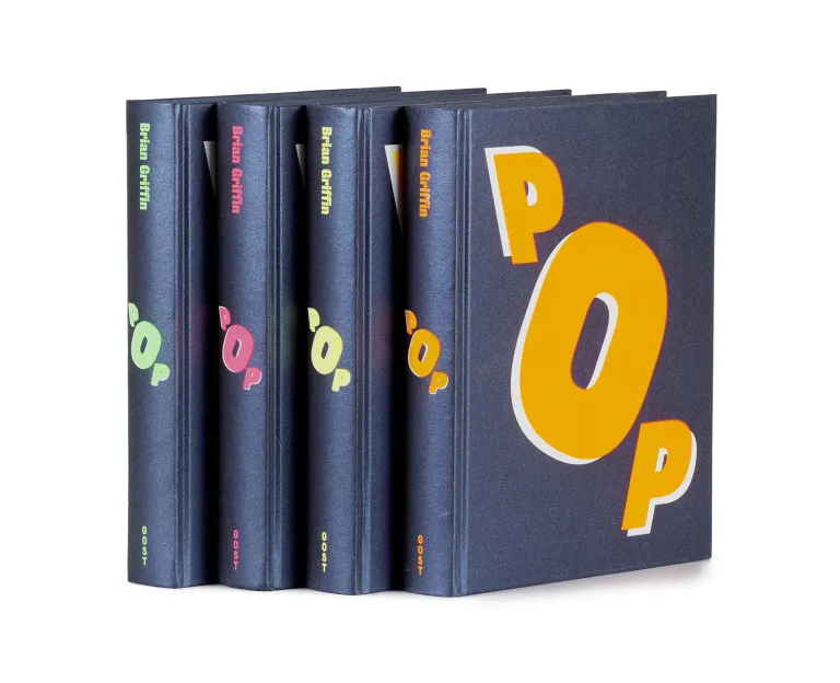 Brian Griffin – Pop. 4 copies with cover titles in different colours green, yellow, pink and orange