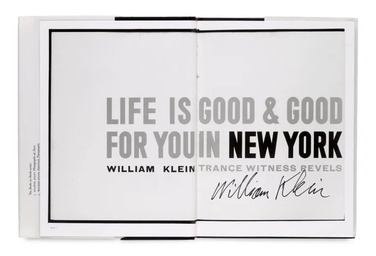 William Klein – Collection de 2 œuvres signées de William Klein
