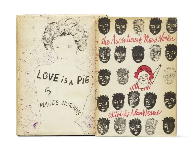 Twee werken met originele omslagillustraties van Andy Warhol