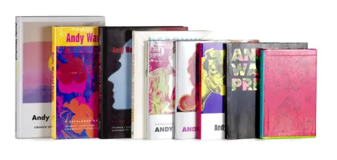 Collection de 8 œuvres sur Andy Warhol