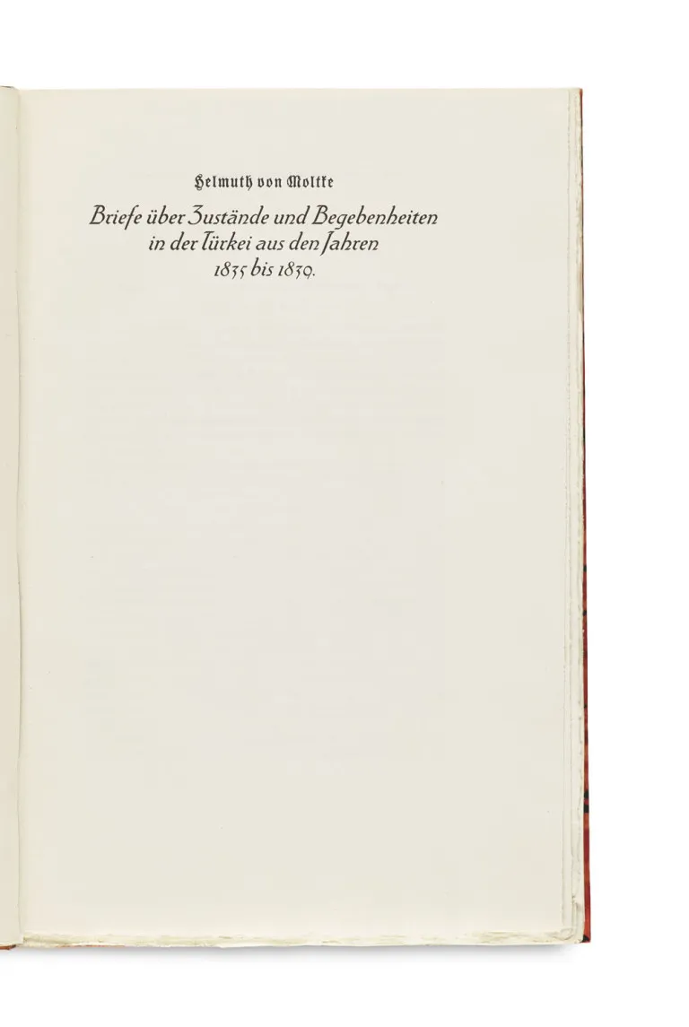 Helmuth Graf von Moltke – Dopisy o poměrech a událostech v Turecku z let 1835 až 1839