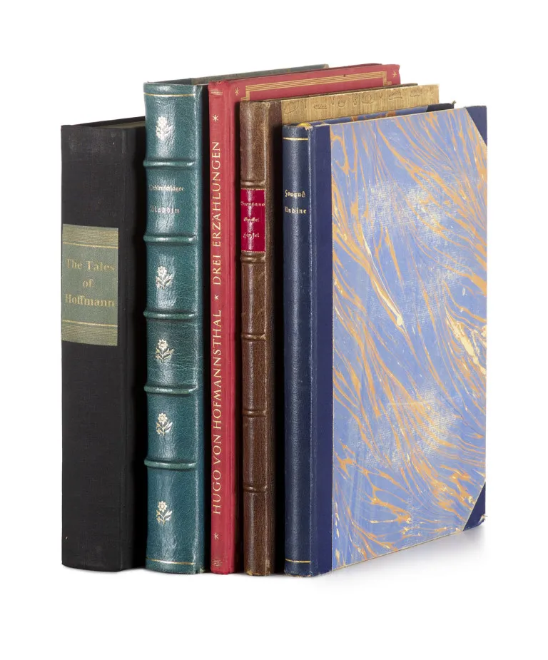 Collectie van 5 bibliofiele drukken