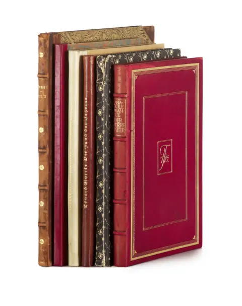 Collection de 6 imprimés bibliophiliques