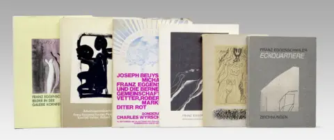 Collection de 6 œuvres sur Franz Eggenschwiler, dont 2 exemplaires signés