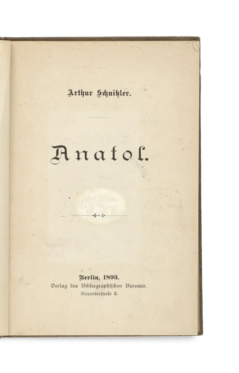 Arthur Schnitzler – Anatol